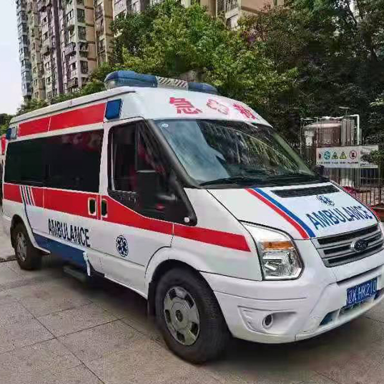 云龙长途救护车护送病人返乡
